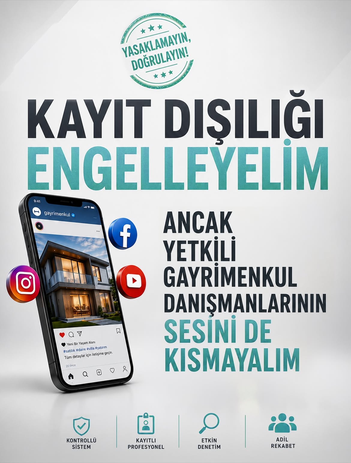Kayıt Dışılılığı Engelleyelim!